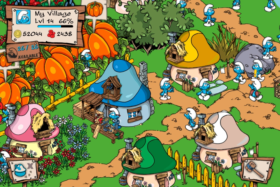 JvR̃\[VQ[wSmurfsf Villagex킸4Ԃ1,000_E[h˔j!